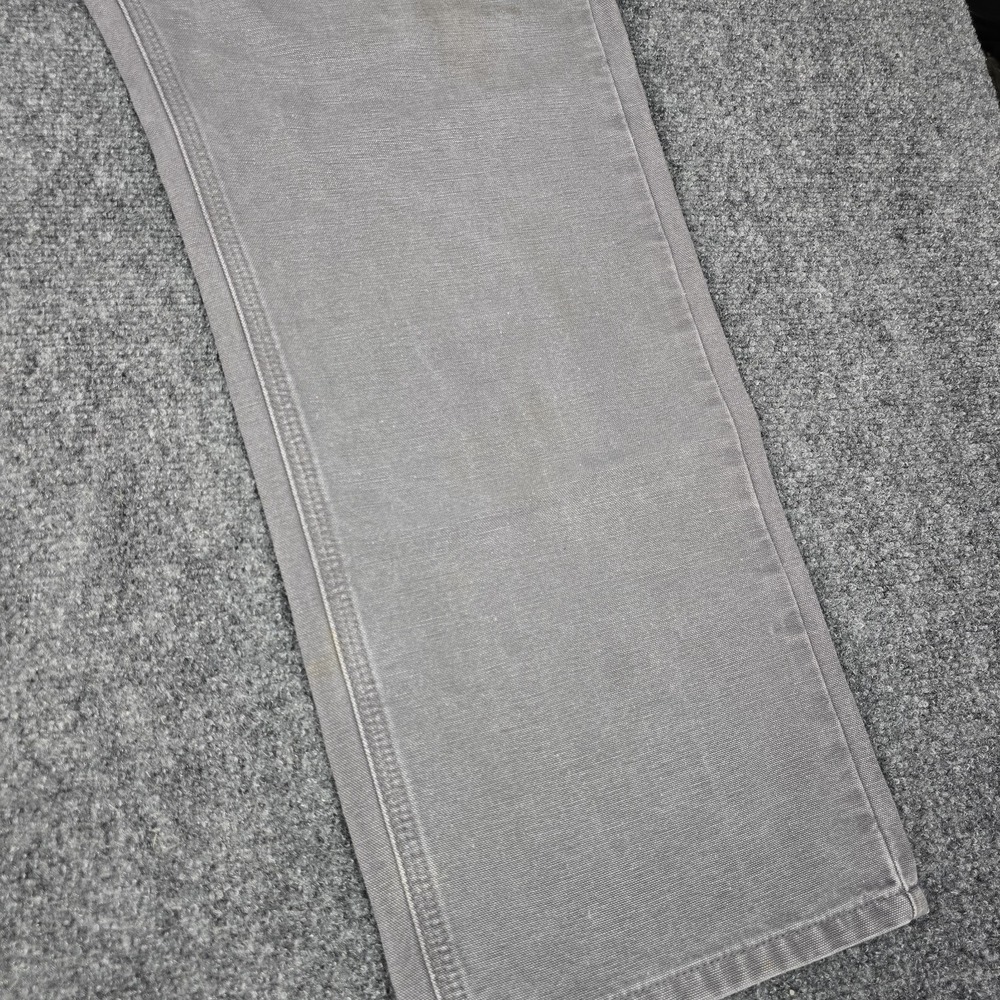 Carhartt Pants Mens 40x30 Relaxed Fit Canvas Work 100095-039 Gray Gravel‎ - Picture 4 of 14